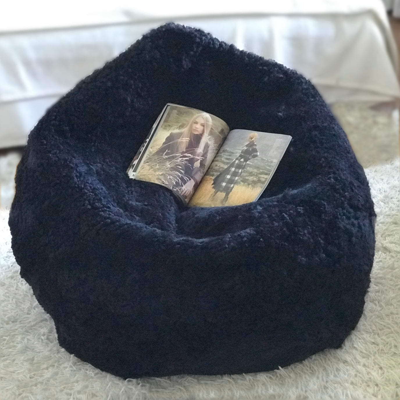 Refer a friend - Wool Bean Bag - Short Curly